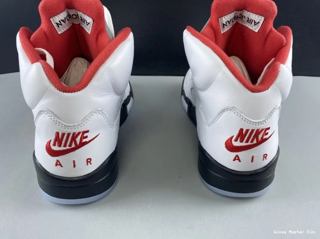 Retro Fire DA1911-102 5 Red Air Tongue Jordan Silver (2020) 0527